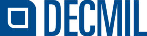 Decmil logo blue